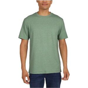 NEW Lands' End Men's M Short Sleeve Tee Green  Polyester Rayon Blend